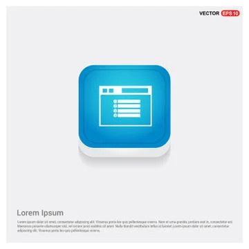 App window interface icon Illustrazione stock