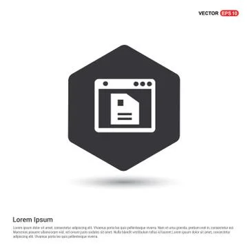 App window interface icon Illustrazione stock