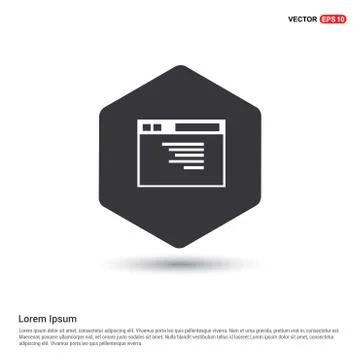 App window interface icon Illustrazione stock