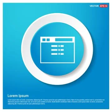 App window interface icon Illustrazione stock