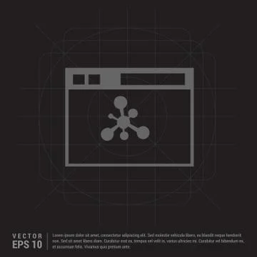 App window interface icon Stock Illustration