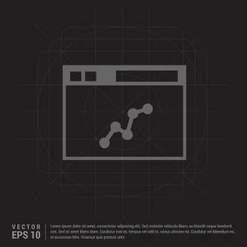 App window interface icon Stock Illustration