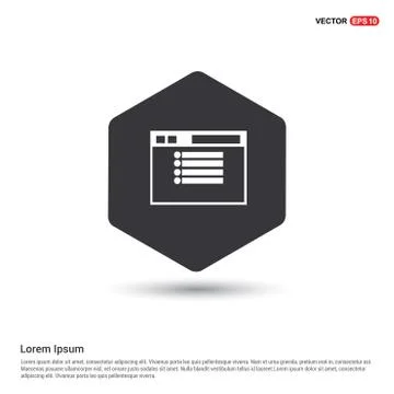 App window interface icon Illustrazione stock