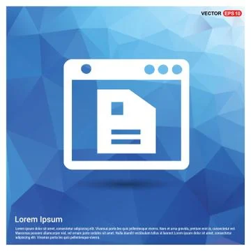 App window interface icon 스톡 일러스트