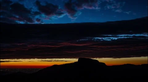 Appalachian Mountain Sunrise Stock Footage