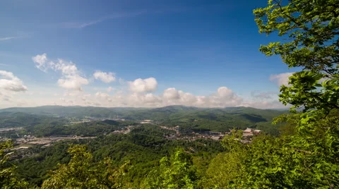 Appalachian Mountain Time Lapse View Stock Footage 50401006
