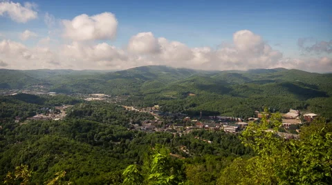 Appalachian Mountain Time Lapse View Stock Footage 50426209