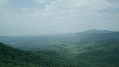 Appalachian Smokey Mountains Timelapse Clouds North Carolina 動画素材 297809042