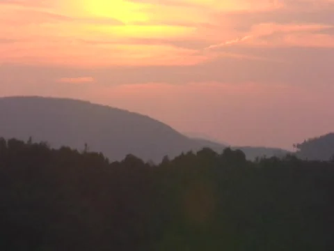 Appalachian Sunset TL Stock Footage