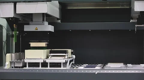 Apparatus for testing in a laboratory. Biotechnology research Video stock 53067412