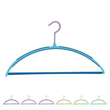 Apparel hanger clothes vector cartoon graphic 库存插图