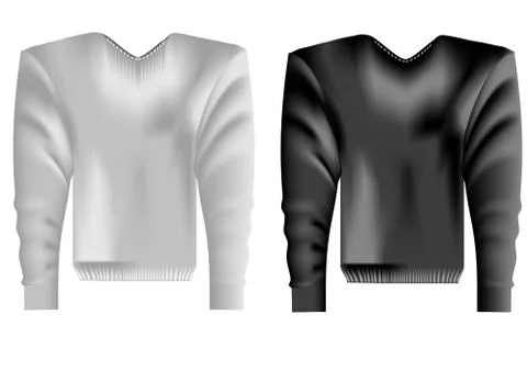 Apparel on a white Stock Illustration