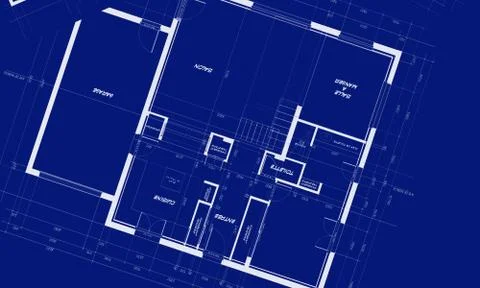 Appartment Blueprints Stock Illustration