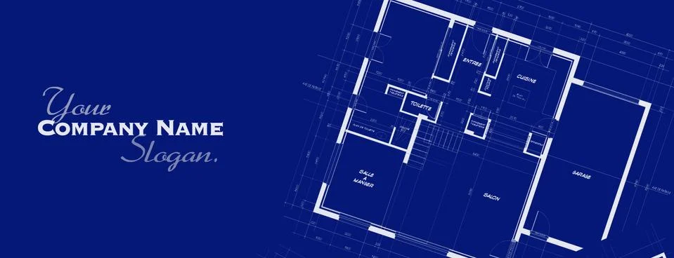 Appartment Blueprints Stock Illustration
