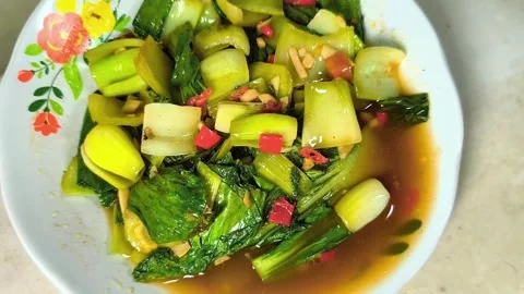 The appeal of delicious and nutritious side dishes. 001A 스톡 동영상 333899250