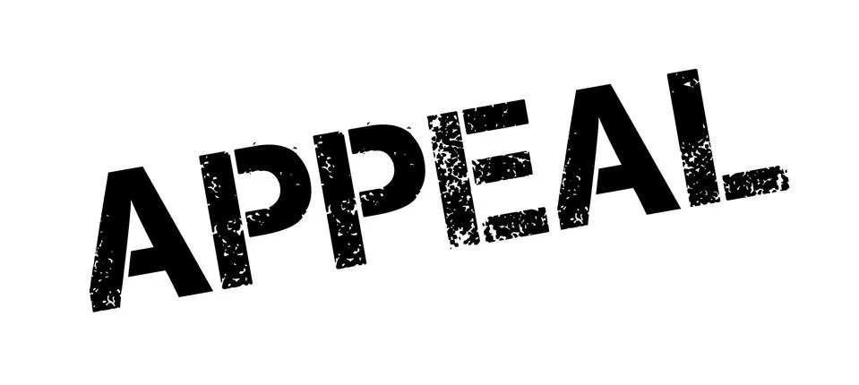 Appeal rubber stamp Stock Illustration
