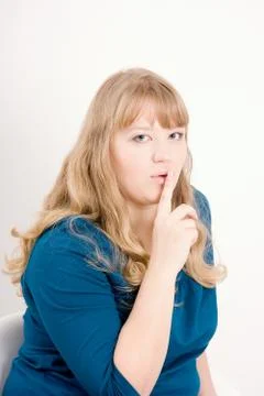 Appeal to silence Stock Photos