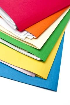 Appealing file folder Stock Photos