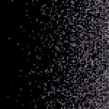 Appealing geometric matrix background in purple colors. Neat square vector .. Stock Illustration