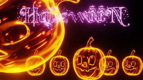 The Appearance and Disappearance of Orange Pumpkins 스톡 동영상 160183444