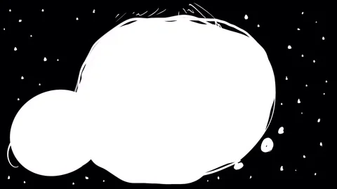 The appearance of the Eye and dissolution in Space on a blue screen. Stock Footage 256710358