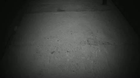 The appearance of footprint ghost Vídeo Stock 11362435