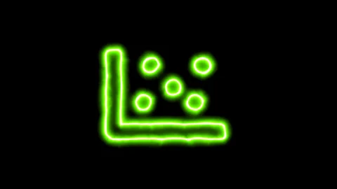 The Appearance Of The Green Neon Symbol  