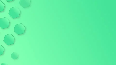 Appearance of hexagon pattern background. Seamless loop Stock Footage 131407276