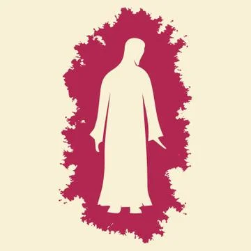 The Appearance of Jesus Christ Stock Illustration