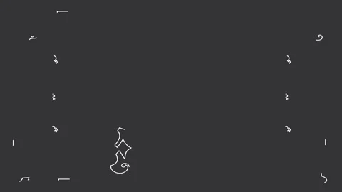 Appearance of patterns on a homogeneous background Video stock 97658957