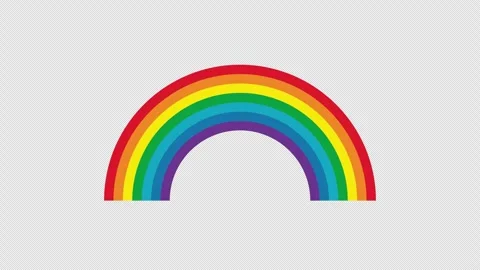 Appearance of the rainbow. Stock Footage 255028676