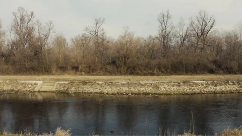 The appearance of the river and forest in the fall.
Drone perspective Stockbeeldmateriaal 123907150