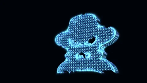 The appearance of the sign of the offender. Video stock 107688314