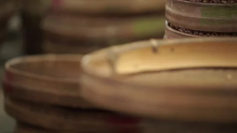 Appearance of sorted nuts Stock Footage 259270817