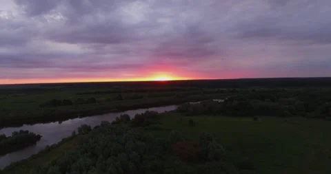 The appearance of the sun Stock Footage 266784184