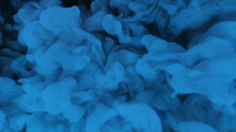 The appearance of thick blue smoke with the effect of suction under pressure Stock Footage 290483132