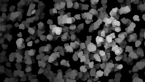 Appearance of white elements. abstract background. Stock Footage 82215395