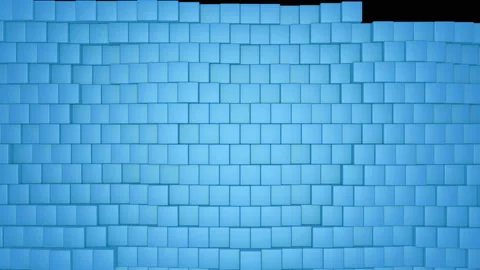 An appearing blue background of squares. It moves like a wave and provides t Stock Footage 117806820