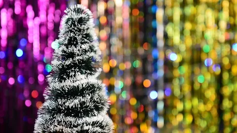 Appearing christmas tree Stock Footage 121445302