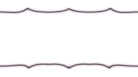 Appearing slightly wavy dark green horizontal rectangular neon long lines f.. Stockbeeldmateriaal 270315522