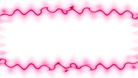 Appearing slightly wavy pink horizontal rectangular neon long wavy lines fo.. 스톡 동영상 270315652