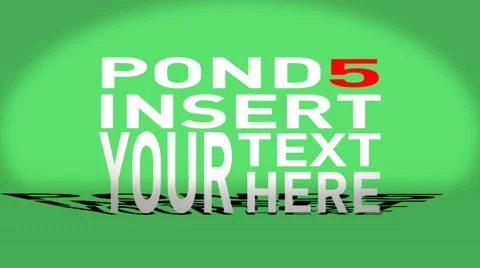Appearing text Stockmateriaal After Effects