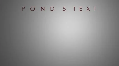 Appearing Text Stock After Effects