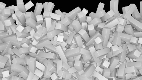 An appearing white background of boxes. It moves like a wave and provides the Stock Footage 117807768