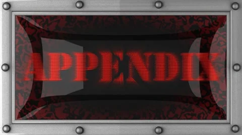 Appendix on led Stock Footage 8665191
