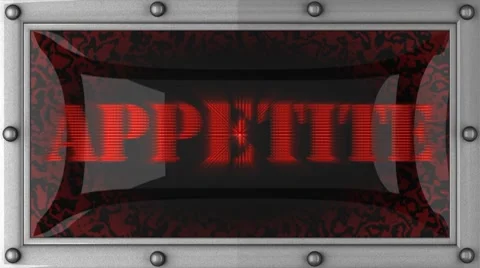 Appetite on led Stock Footage 8665197