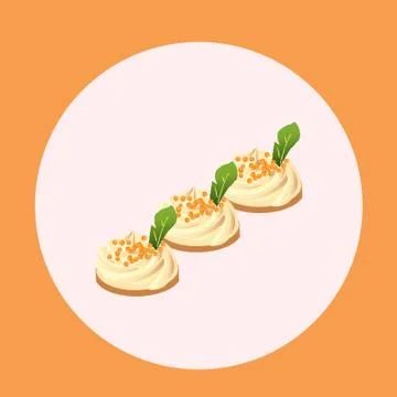 Appetizer Stock Illustration