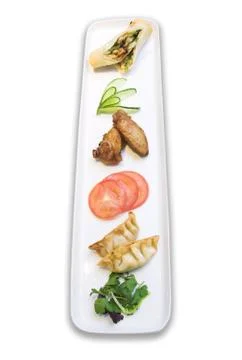 Appetizer plate Stock Photos