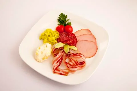 Appetizer plate Stock Photos