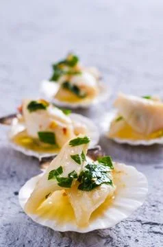 Appetizer of squid Stock Photos